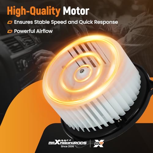 Image of maXpeedingrods 700002 A /C Heater Blower Motor w /Fan Cage Air Conditioning HVAC Fits for Acura MDX 2001-2006, for Honda Accord 1998-2002 Odyssey 1999-2004 Pilot 2003-2008# 79310S84A01 615-58456