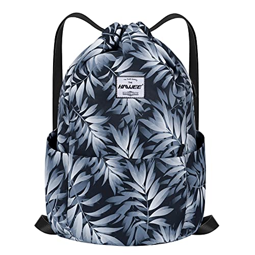 Hawee Impermeable Casual Mochila Con Cordón Grande Deporte Bolso De Gimnasia Mochila De Cuerda Unisex Para Mujer Hombre Vida Cotidiana Aire Libre Yoga Escuela Playa Nadar Hawee Impermeable Casual Mochila Con Cordón Grande Deporte Bolso De Gimnasia Mochila De Cuerda Unisex Para Mujer Hombre Vida Cotidiana Aire Libre Yoga Escuela Playa Nadar