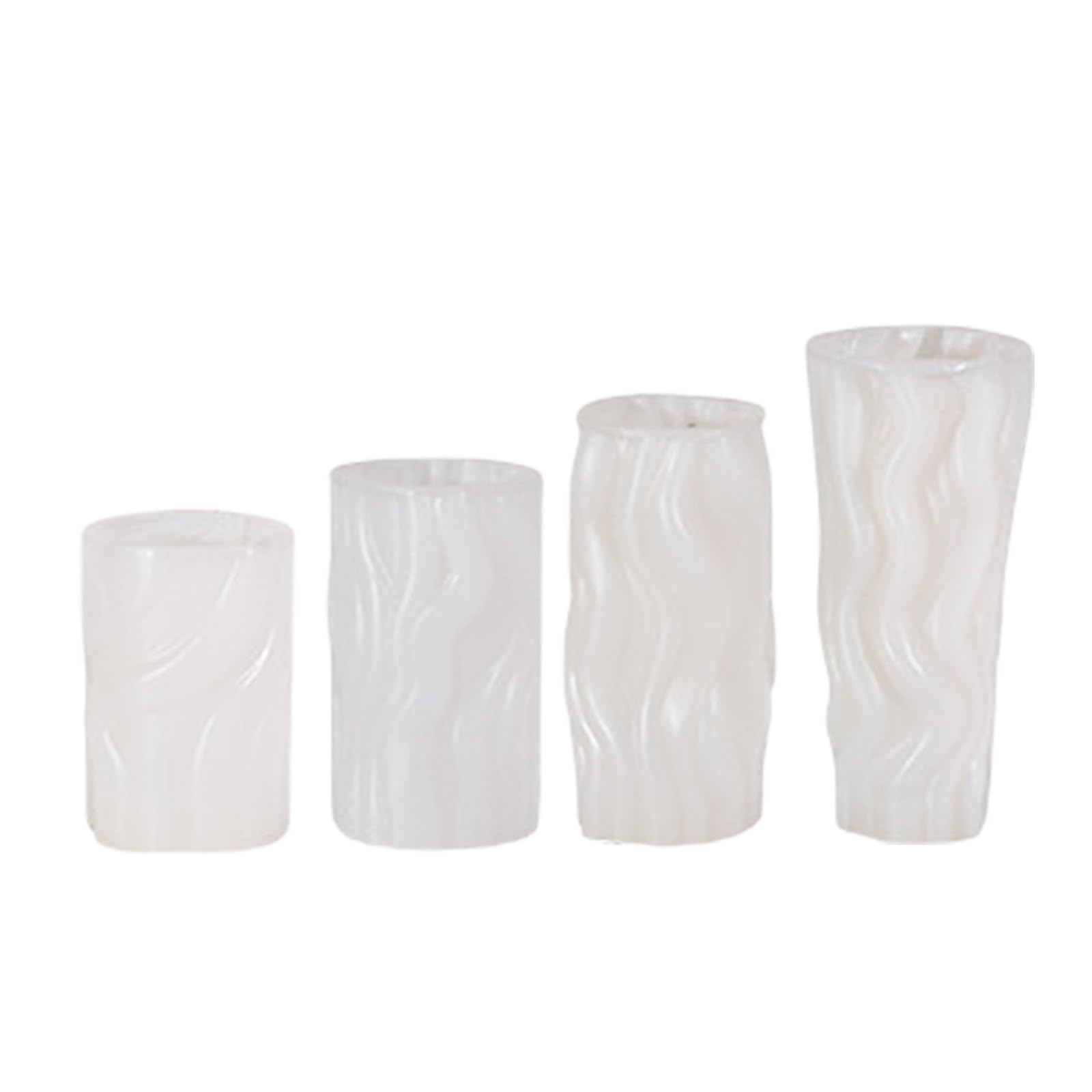 Tsophreniq Irregulars Geometric Shape Molds Castings Cylindrical Silicone Plasters Ornament Cylindrical