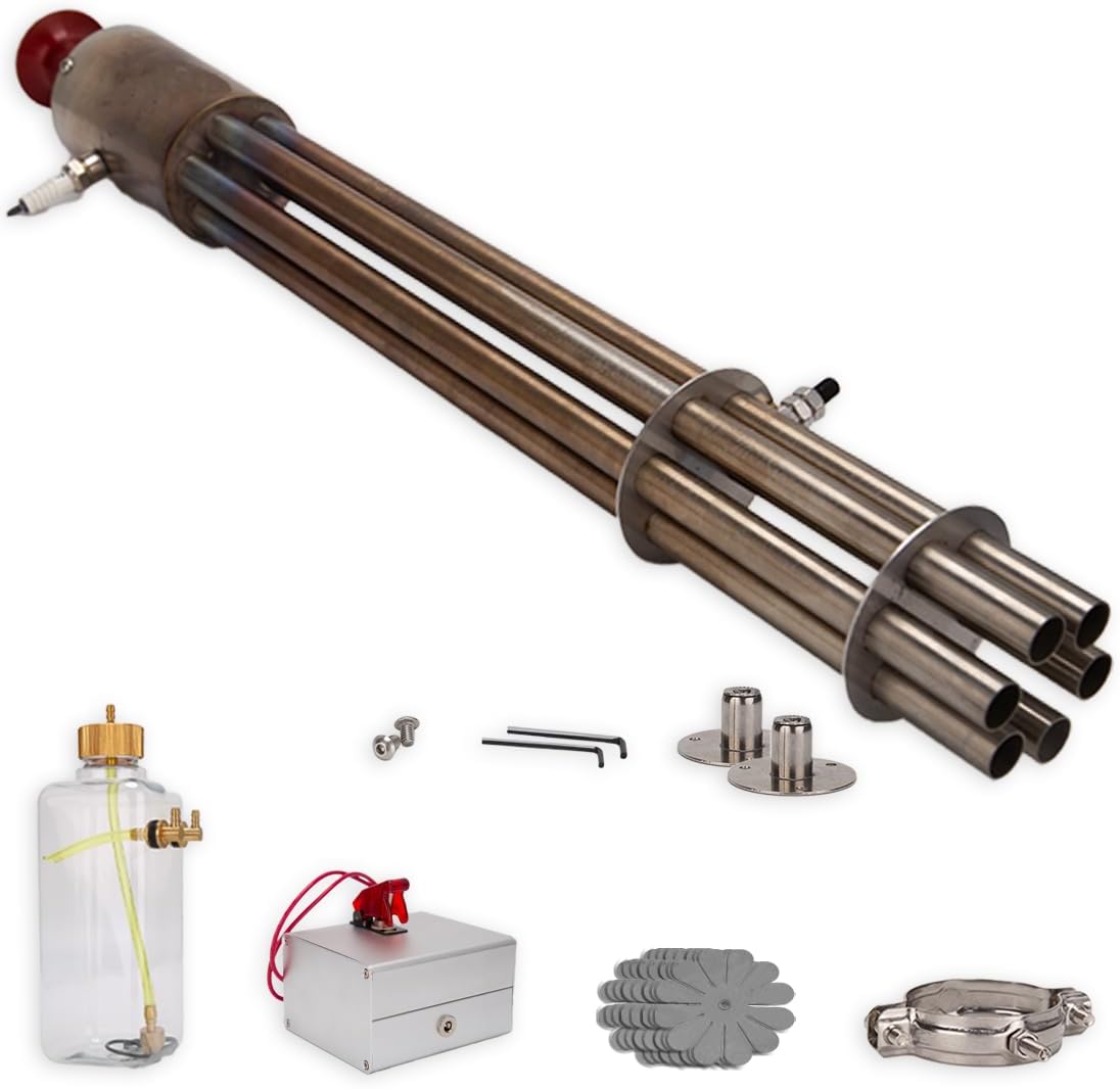 Pulse Jet Engine Model - Metal Airplane Engine With Electronic Ignition For Science Education