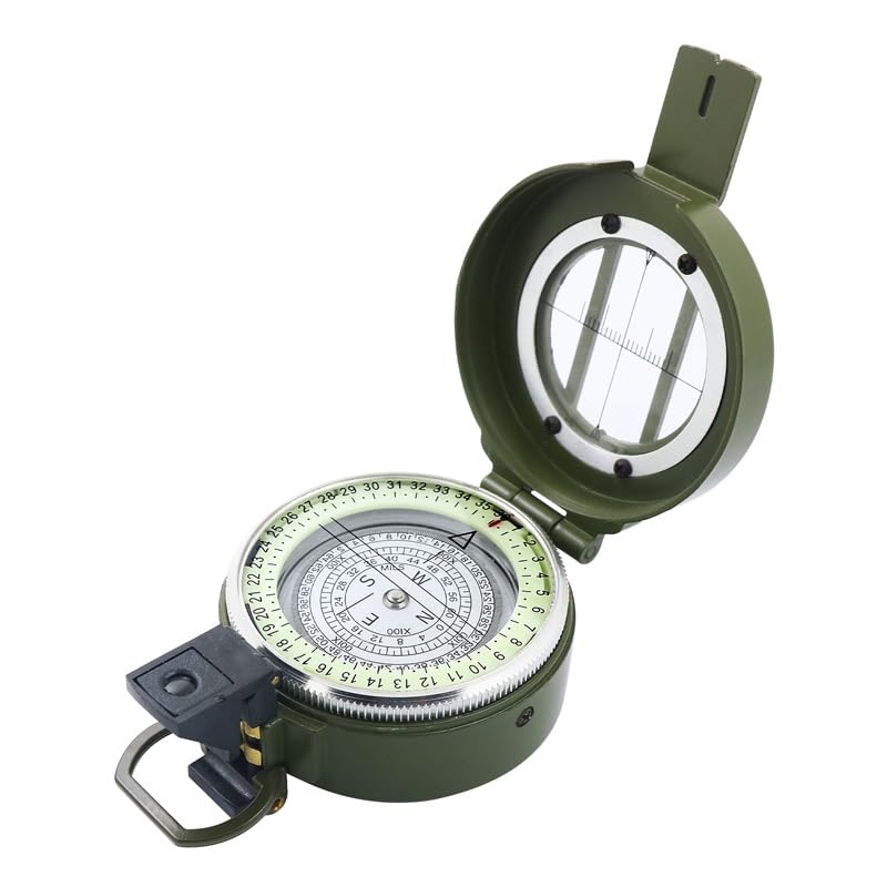 Boussole d'extérieur à aiguille nord magnétique stable et boîtier de protection antichoc