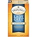Twinings Decaffeinated Lady Grey Black Tea Individually Wrapped Bags, 20 Count (Pack of 1), Orange Peel & Lemon Peel, Enjoy Hot or Iced, 20 Teabags