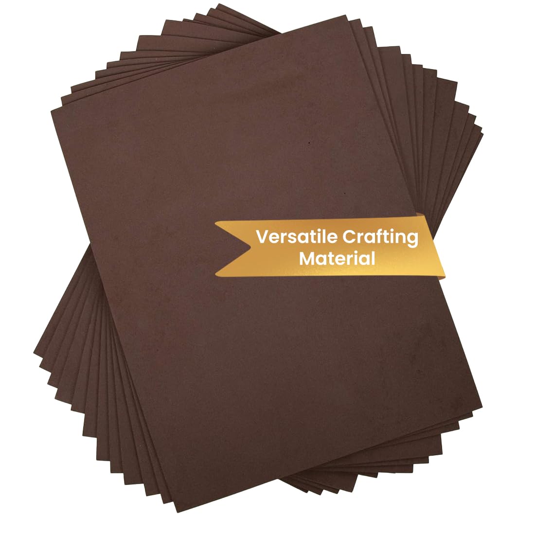Time 4 Crafts 12-Piece Foam EVA Sheets, 9 x 12 inches, Brown