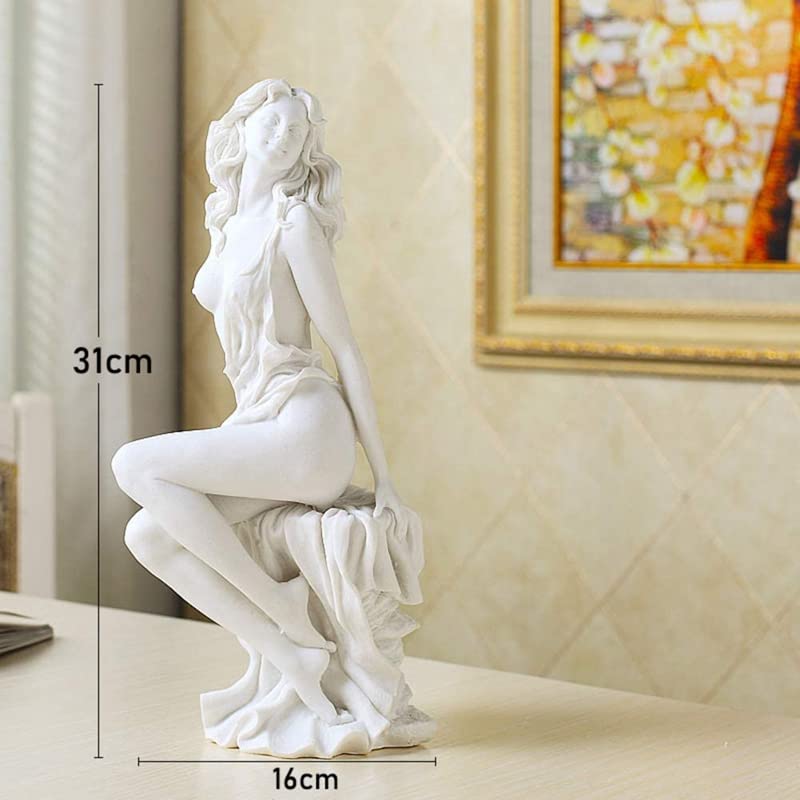 女神 天使 女性 裸体 彫刻 置物 アンティーク 神話 Amazon.co.jp: [huaCCG] 美しさ ポリ樹脂 ギリシャ語 女神 像天使の