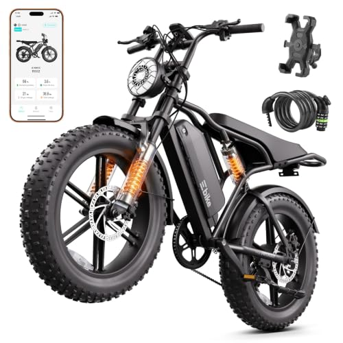 Image of TS TST GRP LLC lectric Bike for Adults,Peak 1500W Motor Retro Ebike,20 inchx 4.0 inch Fat Tire E Bike,48V 15Ah Removable Battery,Dual Suspension,for City Commuting,Mountain