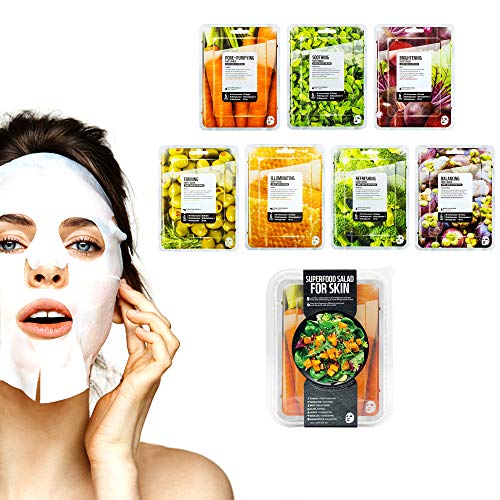 Masque visage Superfood for Skin  Soin visage à base de colostrum naturel, un masque hydratant visage anti ride et anti age idéal pour votre bien-être (Hydratation/Protection/Radiance)