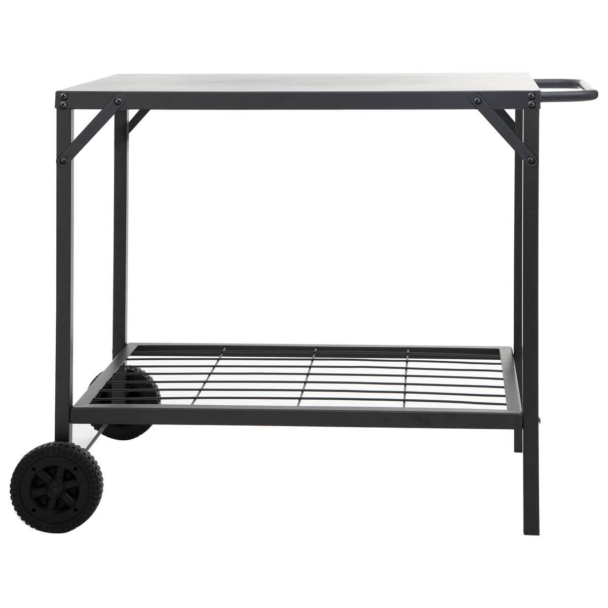 Neka - Carrito para Barbacoa Negro - 75 x 58 x 90 cm