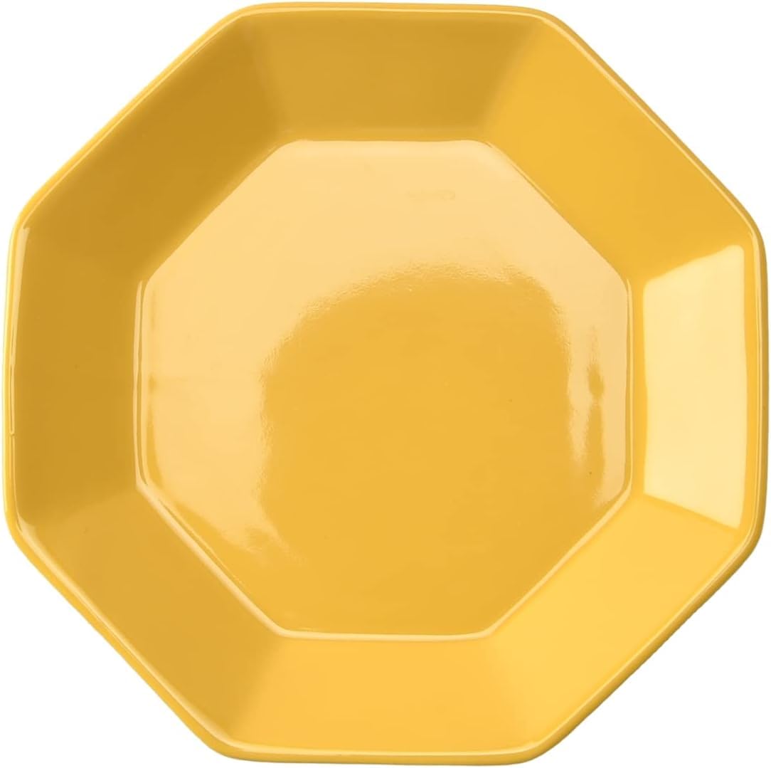 Amazon.co.jp: 黄 5.0寸八角皿 [148×20mm] | 和食器の中皿 : スポーツ