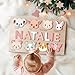 Handmade Custom Gift for Baby, 1st Birthday Gift, Personalized Wooden Animals Puzzle with Custom Name, 1st Christmas Gift, Baby Shower, Special New Baby Gift, Custom Wooden Toys