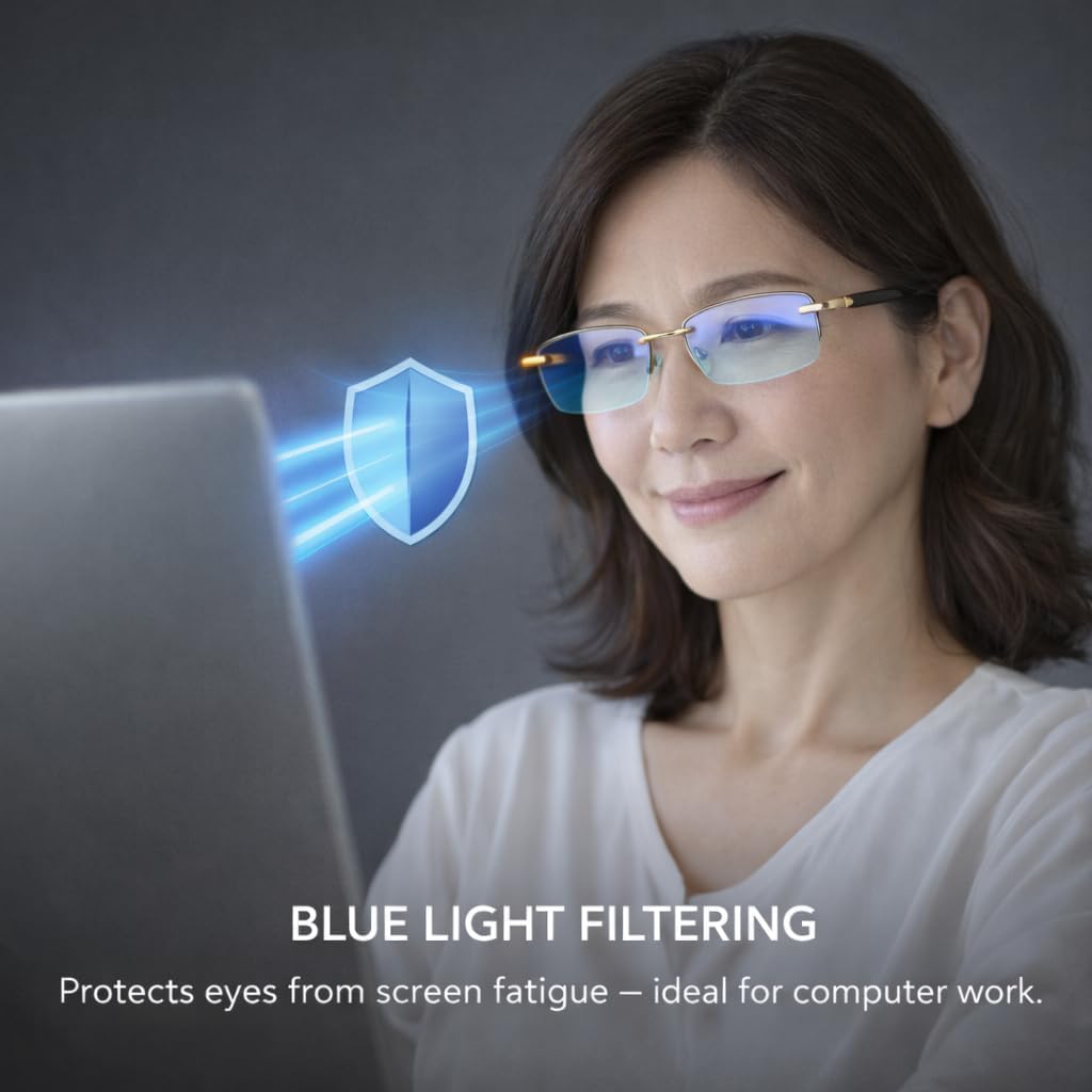 2026 Upgraded Vision Pro Eye Glasses Self Adjusting for Women/Men