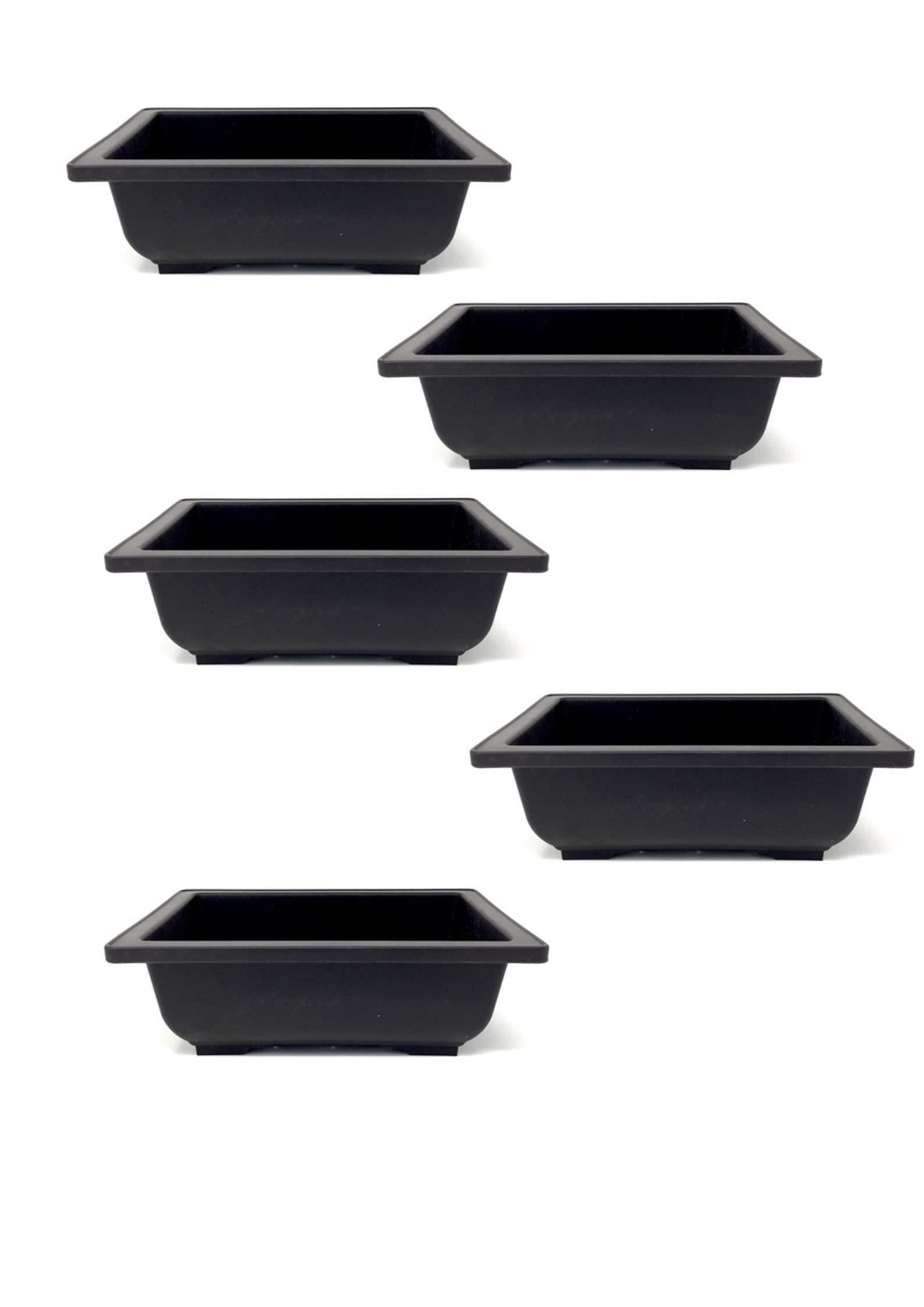Green Paradise® Bonsai Pots rectangle 22.90 cm (L) x 16.50cm (W) x 8.30 cm(H) (Black) (Pack of 5) ideal for Training bonsai trees creating succulent cactus mini gardens adeniums (B09HNYMNJP) Amazon Price History, Amazon Price Tracker