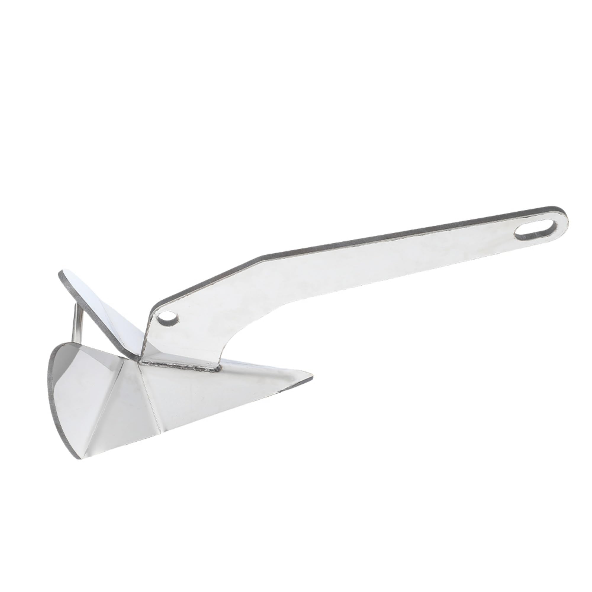 Aptliton 316 Stainless Steel Delta Anchor, Heavy Duty Plough Boat Anchor with Quick-Set Wing, Corrosion Resistant Marine Anchor for Sailboats, Pontoon, Paddleboards, 11/17/22 Lbs, for 28-42 ft Boats