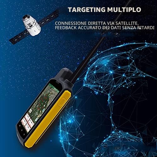 Collare per cani satellitare GPS con antenna VHF ad alta frequenza, localizzazione subacquea di 2 m per cani da caccia, ideale per gli appassionati di caccia e attività all'aperto