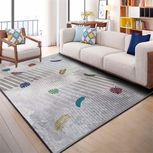 Tapis doux chambre jaune antidérapant avec absorption du son