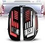 AUTOWIKI LED Tail Lights Compatible with 2014-2020 Toyota Tundra Tail Lamp Replacement (Glossy Black/Clear) 1 Set