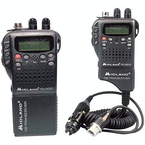 Midland Radio 75-822 Portable Mobile CB Radio, Large LCD Display, Keypad Lock, Plug and Play, Rugged Construction, Up To 40 Channels - Thumbnail 2