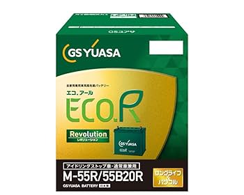 Amazon.co.jp: GSユアサ ER M-55R(M-42R互換) / 55B20R ECO.R