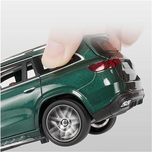 Image of Exclusive Alloy Metal Pull Back Die-Cast Car Diecast Metal Pullback Toy Car with Openable 6 Doors,Light Music Boys Gifts Toys (1:24 Mercedees GLS63-Multicolor)