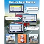 N700 GPS Navigator for Car Truck RV 2025,Truck GPS Commercial Drivers,Trucker GPS for semi Truck,Free Lifetime Maps Updates,7 inch Touchscreen,Custom Truck Routing,Driver Alerts - Image 4