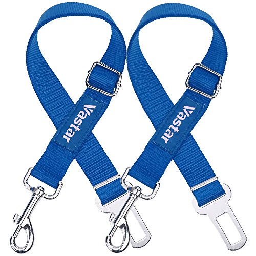 Vastar 2 Packs Adjustable Pet Dog Cat Car Seat Belt Safety Leash Vehicle Seatbelt Harness