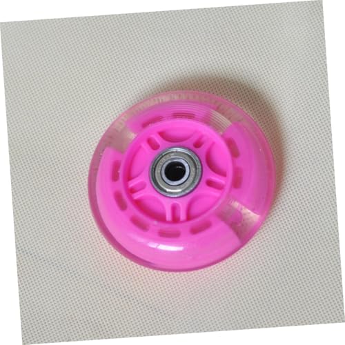 2 piezas de ruedas de entrenamiento para bicicleta PU luminosas con rodamientos para niños y estabilizadores antideslizantes para aprendizaje seguro y confiado de ciclismo miniatura 2