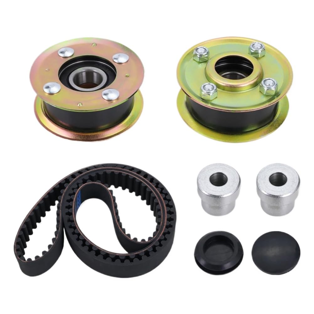 Kit de polea tensora y correa de plataforma síncrona MOPHE-131-4529 125-2532 120-3335 Compatible con cortacésped de plataforma de 30 pulgadas