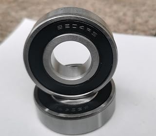 （2 Pcs） 6204-2RS Double Rubber Seal Bearings 20x47x14mm,Deep Groove Ball Bearings,Stable Performance.