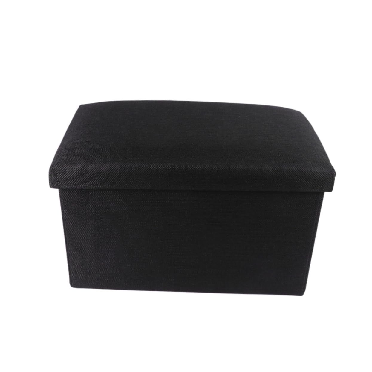 Banc pliable en lin multifonction avec grand coffre pour magasin
