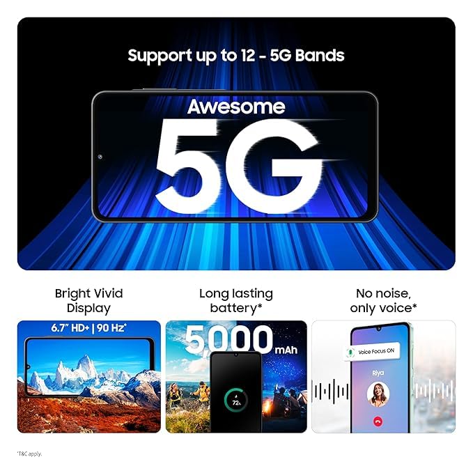Image of Samsung Galaxy A06 5G (Gray, 4GB RAM, 64GB Storage) with Other Offers