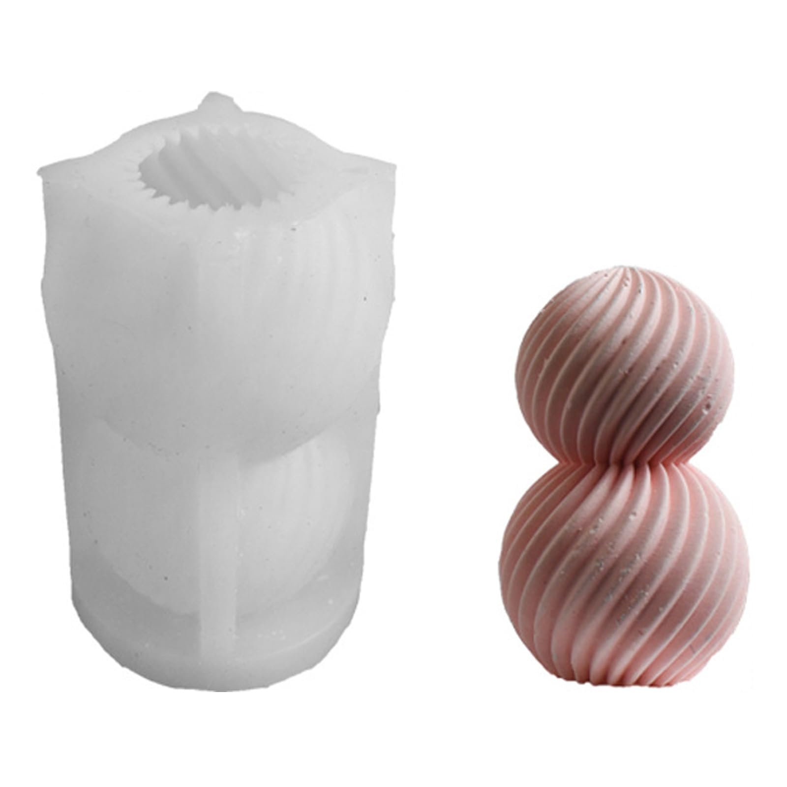 Msioytog Food Grade Silicone Sphere with Folding Pattern for Aromatherapys and Home Decoration Folding Sphere
