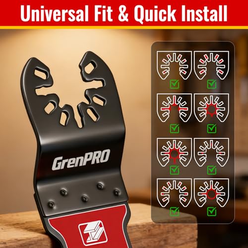 GRENPRO TiCN Carbide Oscillating Blades