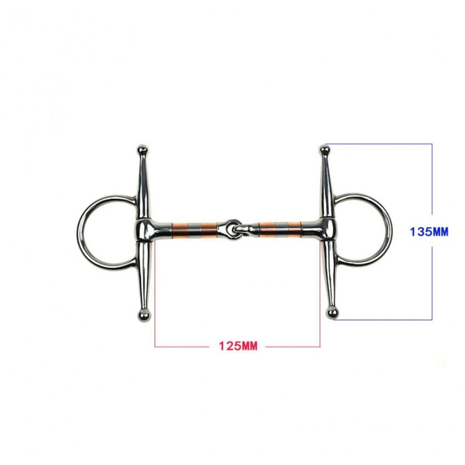 Milageto Filetto per Cavallo Filetto a Bocca per Cavallo Filetto a Forma di H Filetto per Cavallo Filetto per Monta Filetto Robusto Morso per