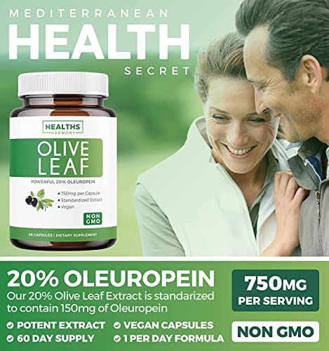 Save $4 (11% Off) - Immune Fusion Bundle - Purified Omega 7 Softgels (Non-Gmo) Made From Peruvian Anchovy (30 Softgels) & Olive Leaf Extract With 20% Oleuropein Immune Support Supplement (60 Capsules) #TOP4