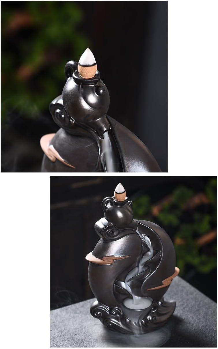 Incense Burner Backflow Ceramic Incense Burner Creative Ornaments for Incense Home Crafts Incense Cone Holder