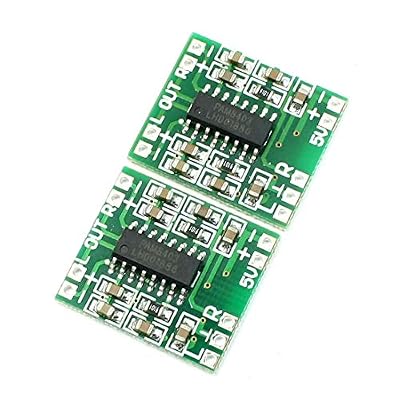 PAM8403 Mini 2 Channel 3W Stereo Class D Audio Power Amplifier Module Board (Pack of 2) by Envistia Mall