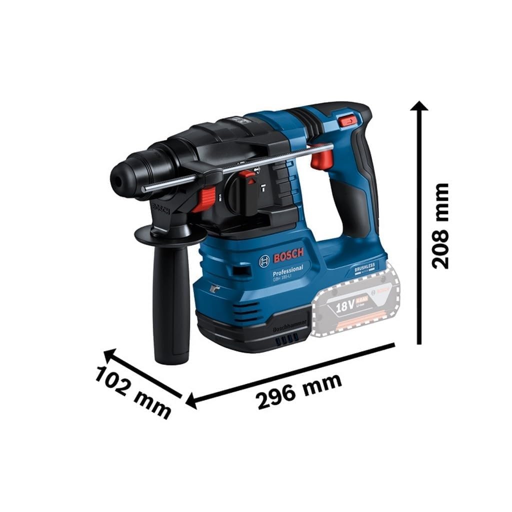 Bosch Professional GBH 18V-22 Akku Bohrhammer SDS plus KickBack Control Vibration Control GDE 18V-12 L-BOXX 18V System