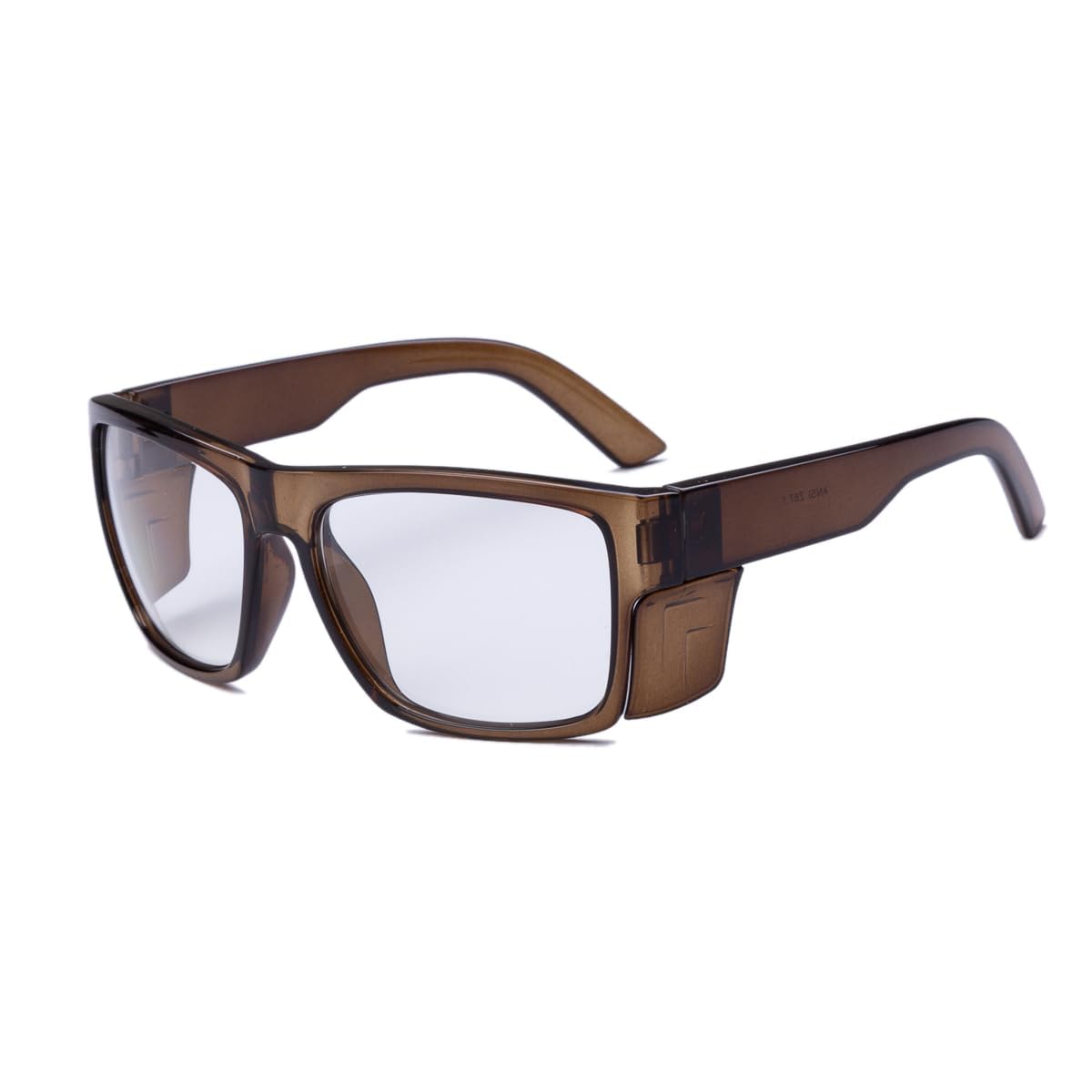 TransitionSafety Lunettes avec ANSI Z87 + protection complète testée contre les chocs et anti-lumière bleue UV400