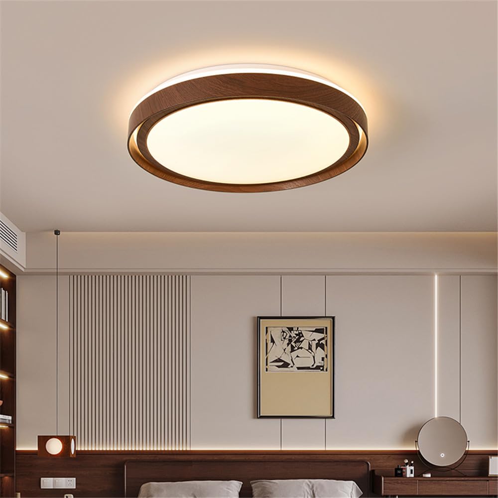 KXEcoLife Nordic LED Ceiling Lamp Contemporary Simplicity Art Living Room Restaurant Bedroom Study Children's Corridor Balcony Lights (3807C D50CM)