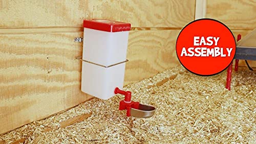 No-Drip 32 Oz Small Animal Drinking Bottle With Metal Cup For Small Pet/Bunny/Ferret/Hamster/Guinea Pig/Rabbit/Chinchilla/Mouse/Rat. Bpa-Free. #TOP5