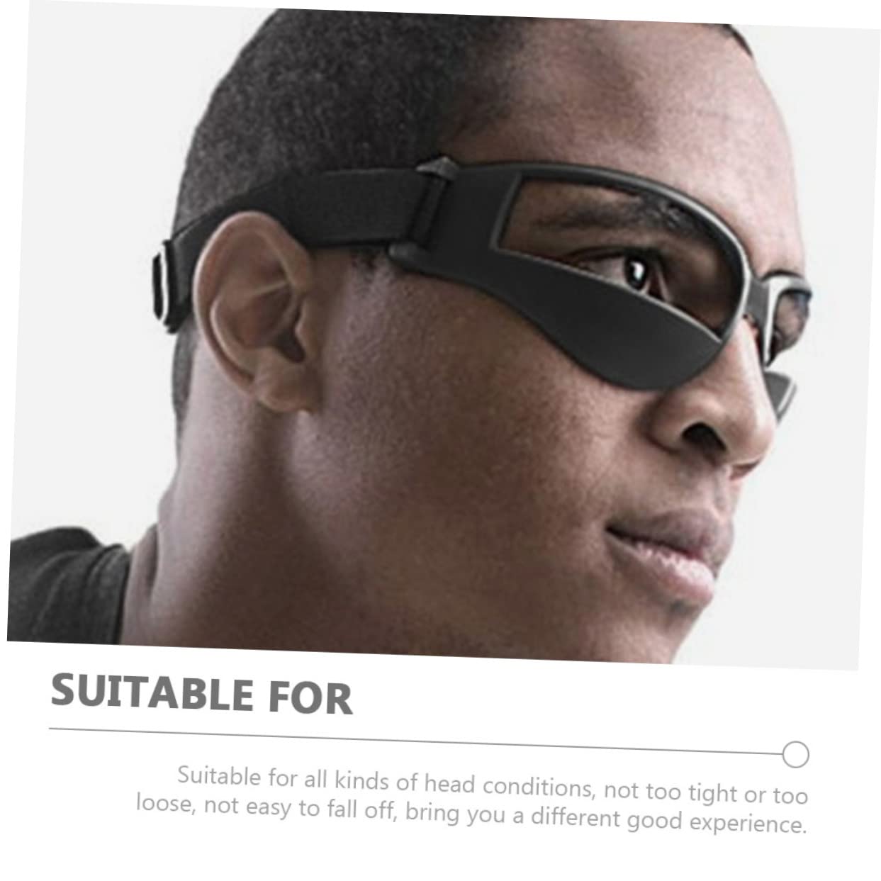 Kisangel 3piezas Gafas De Baloncesto Ajustables Para Entrenamiento Gafas Deportivas Portátiles Sin Lentes Protección Para Regatear Adecuadas Para Adolescentes y Adultos