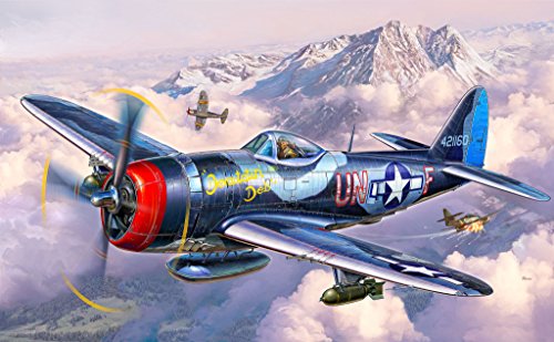 Revell 03984 P-47 M Thunderbolt 1:72 Scale Unbuilt/Unpainted Plastic Model Kit, Light Grey or Beige, 15.6cm length,17.2cm width - Image 3