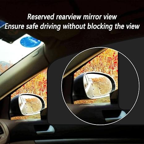YYBCDSA Magnetic Car Side Window Shades For Jeep Renegade 2015-2020 – Self-Adhesive Sunshades For Privacy & UV Protection