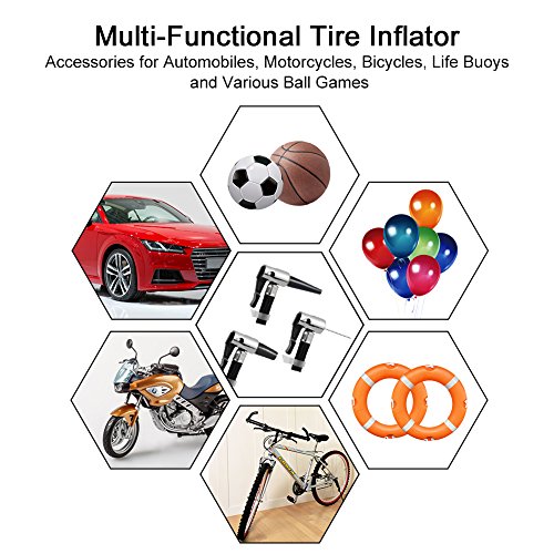 Ymiko - Compressore portatile, pompa dell'aria per...