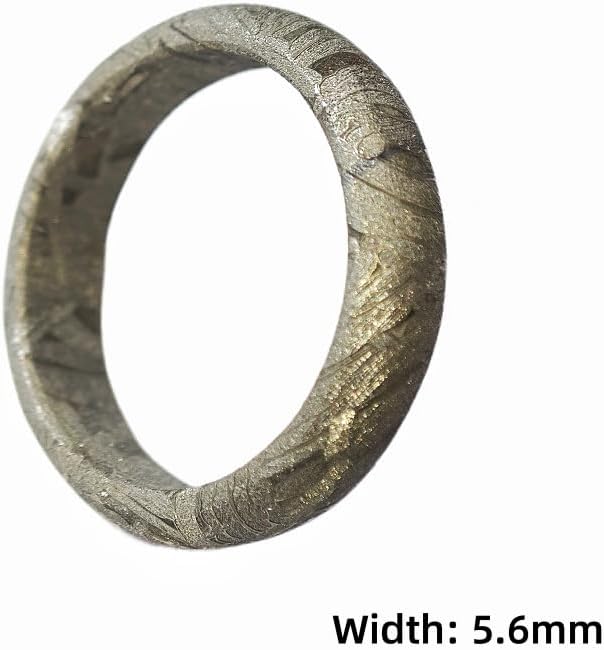 Muonionalusta meteorite ring, natural iron meteorite pendant handmade jewelry - Image 4