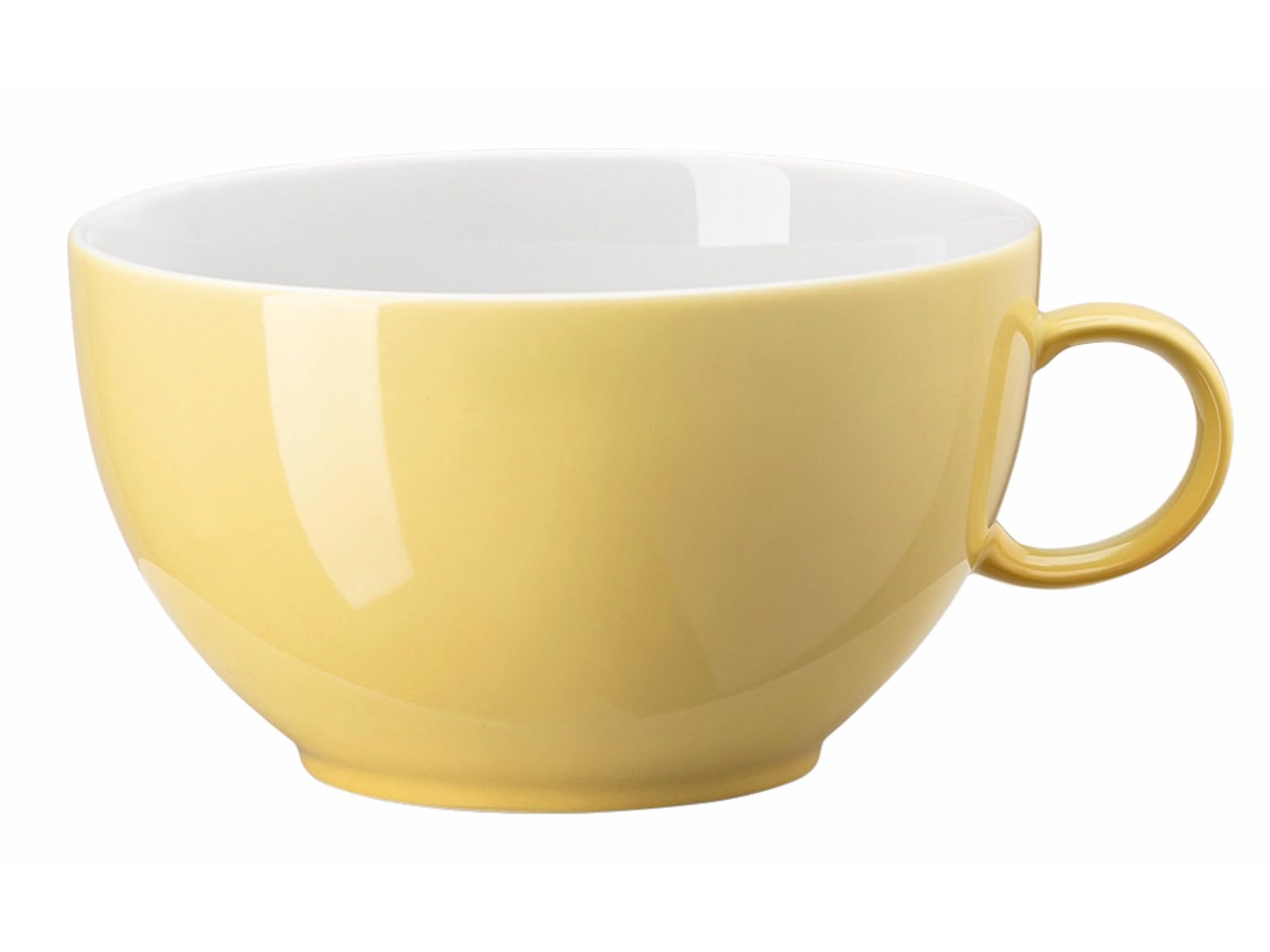 Tasse à cappuccino Thomas Soft Yellow 0,38 l en porcelaine jaune