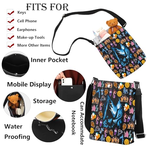 G2TUP Villains Crossbody Bag Villain Poison Gifts Greek Mythologys Gift A Little Dark A Little Gloomy Shoulder Bag3