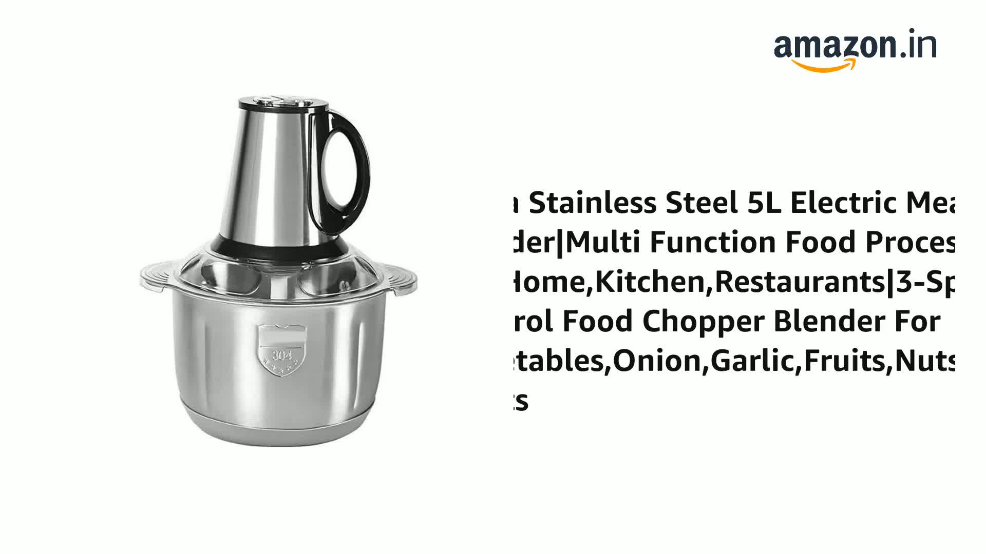 Buy Kriva Stainless Steel 5L Electric Meat Grinder|Multi Function
