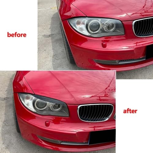 Cache-phares BMW E87 E81 E82 E88 adhésifs finition carbone 2008-2013 - 3