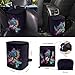 Wanyint Sea Turtle 15 PCS Car Seat Cover Set, with Steering Wheel Cover Seat Belt Covers Trash Bag Air Vent Phone Holder Rear View Mirror Cover Car Cup Coasters Key Chain Auto Interior Accessories