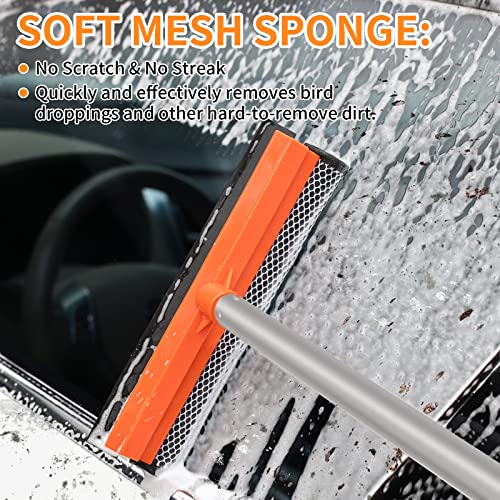 image for Wontolf 62'' Car Wash Brush with Long Handle Chenille Microfiber Car W